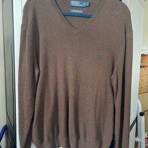 Polo by Ralph Lauren Men's Brown Sweater